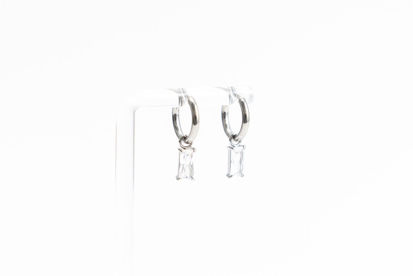 Rectangle Crystal Charm