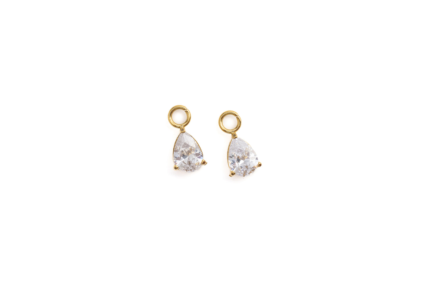 Tear Drop Crystal Charm