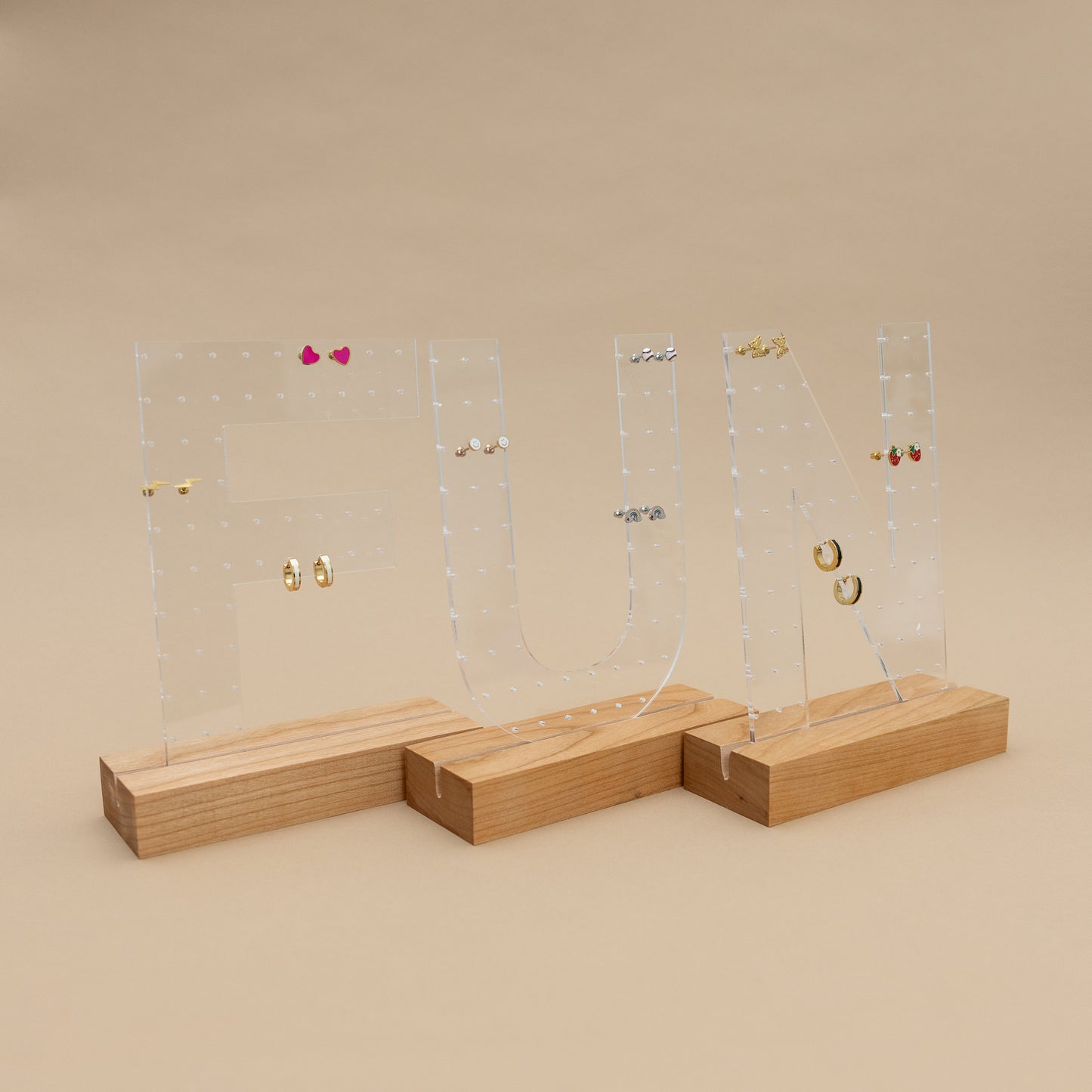 Alphabet Earring Holder
