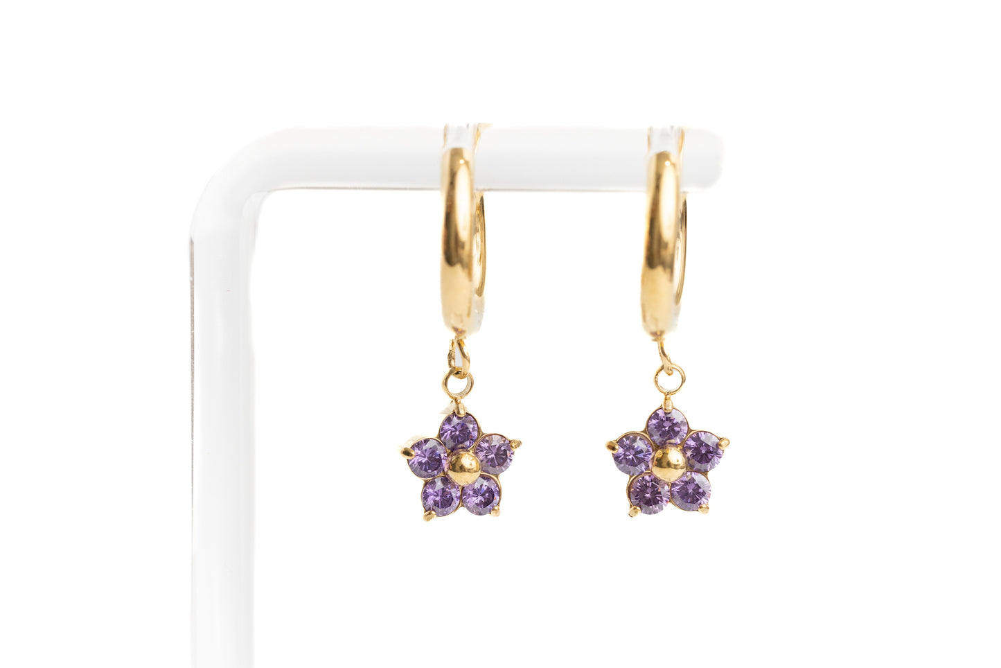 Purple Flower Charm